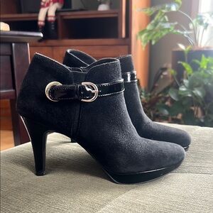 Bandolino Ankle Booties with Buckle Detail